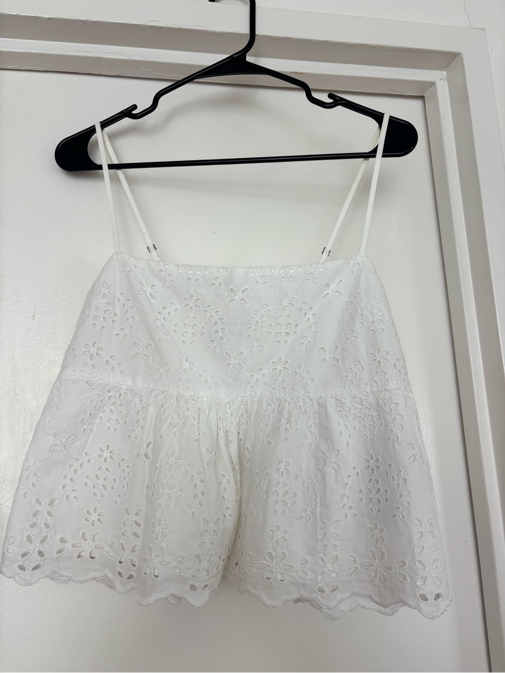Abercrombie Eyelet Babydoll Top
